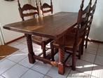 Oude zware houten kloostertafel, Huis en Inrichting, Tafels | Eettafels, Ophalen, Gebruikt, 50 tot 100 cm, Vijf personen of meer