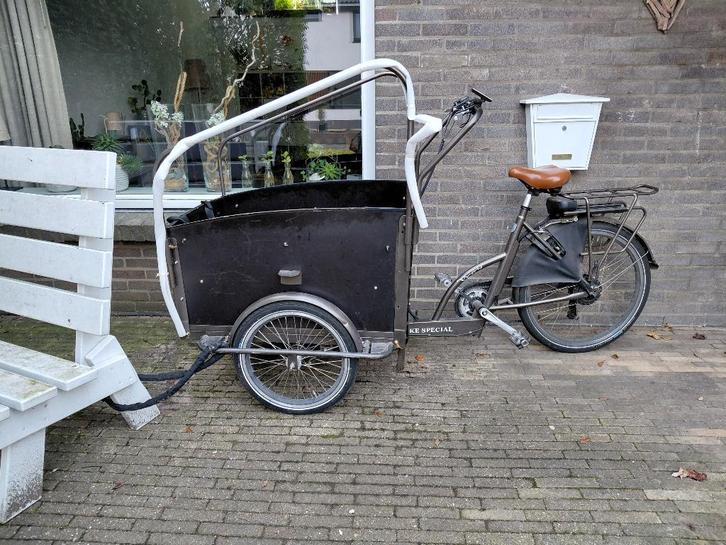 Elektrische bakfiets 4 pp, Fietsen en Brommers, Fietsen | Bakfietsen, Zo goed als nieuw, Overige merken, 4 kinderen of meer, Elektrisch