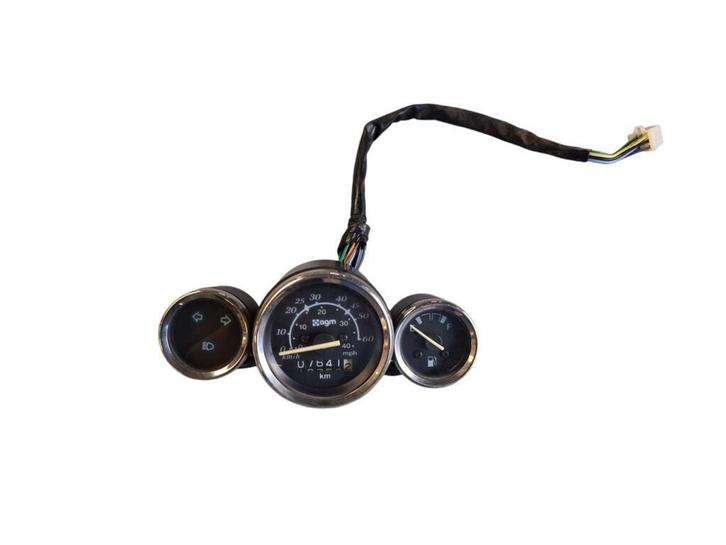 Teller tellerset cockpit origineel AGM Retro scooter zwart, Fietsen en Brommers, Brommeronderdelen | Scooters, Gebruikt, Ophalen of Verzenden