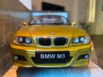 1:18 BMW (E46) M3 Coupe Phoenix geel 2000 Solido / JJTOP, Hobby en Vrije tijd, Modelauto's | 1:18, Nieuw, Solido, Ophalen of Verzenden