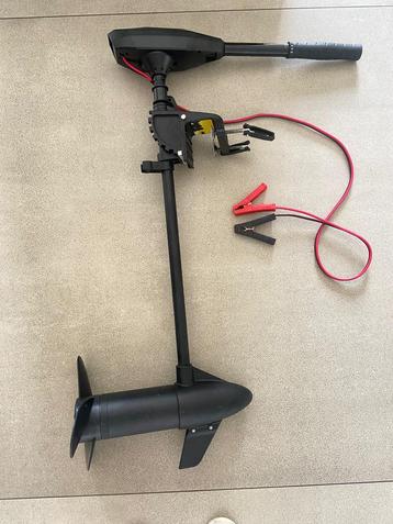 Elektromotor voor boot (Z.G.A.NIEUW) + accu en garantie  beschikbaar voor biedingen