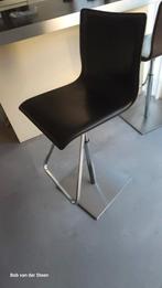 2 Italiaanse design barstoelen Cattelan Toto, Huis en Inrichting, Ophalen of Verzenden, Zo goed als nieuw, Metaal, 90 cm of meer