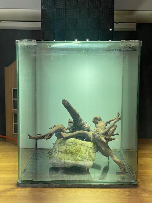 Aquarium dennerle nano cube, Dieren en Toebehoren, Vissen | Aquaria en Toebehoren, Zo goed als nieuw, Leeg aquarium, Ophalen