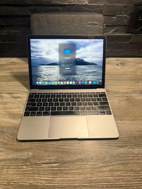 MacBook 12” Retina, 2017, met beschermhoes, Computers en Software, Apple Macbooks, Zo goed als nieuw, MacBook, 12 inch, 256 GB