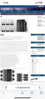 Nova MAXLINE 801 PLUS hybride line array, Muziek en Instrumenten, Ophalen, 1000 watt of meer