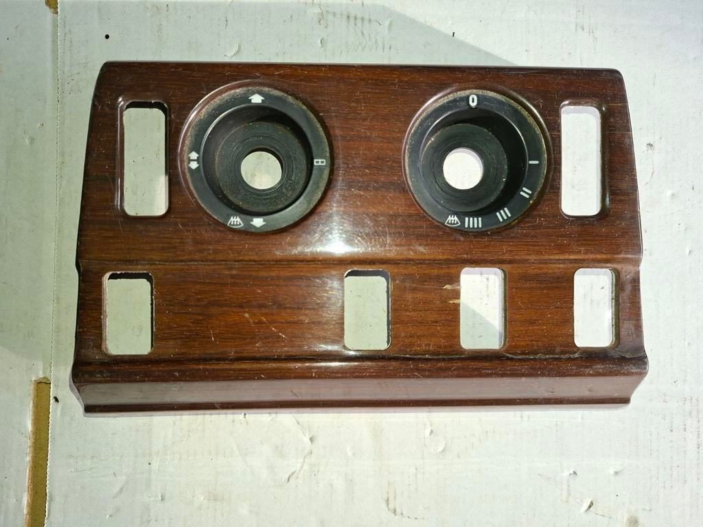 Mercedes W124 Hout Console Kachelbediening Zebrano, Auto-onderdelen, Interieur en Bekleding, Mercedes-Benz, Ophalen of Verzenden