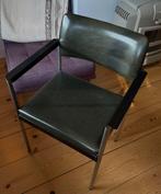 Vintage stoel groen Car Katwijk, Huis en Inrichting, Stoelen, Ophalen, Gebruikt, Overige kleuren, Eén