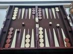 Backgammon in luxe koffer, Ophalen of Verzenden, Zo goed als nieuw