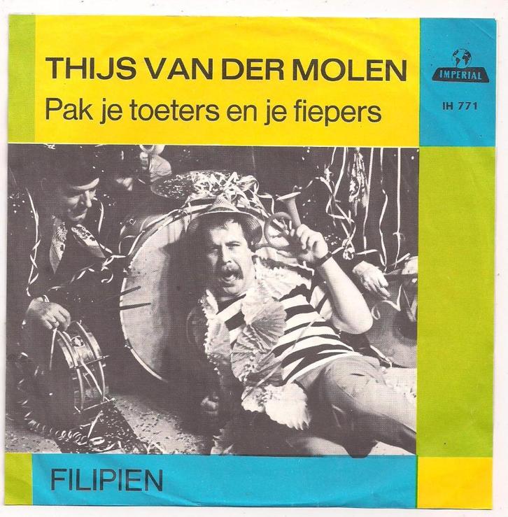 Thijs v.d.Molen- Filippien, Cd's en Dvd's, Vinyl | Nederlandstalig, Zo goed als nieuw, Levenslied of Smartlap, 12 inch, Verzenden