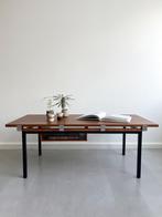 Vintage teakhouten salontafel, omkeerbaar blad, jaren 60, Huis en Inrichting, Ophalen, Scandinavisch, midcentury, jaren 60, retro
