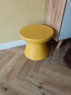 Gele Bijzettafel / Krukje, Ophalen, Gebruikt, Overige materialen