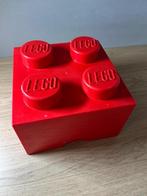 Lego Opbergbak Vierkant Rood, Ophalen of Verzenden, Zo goed als nieuw, Complete set, Lego