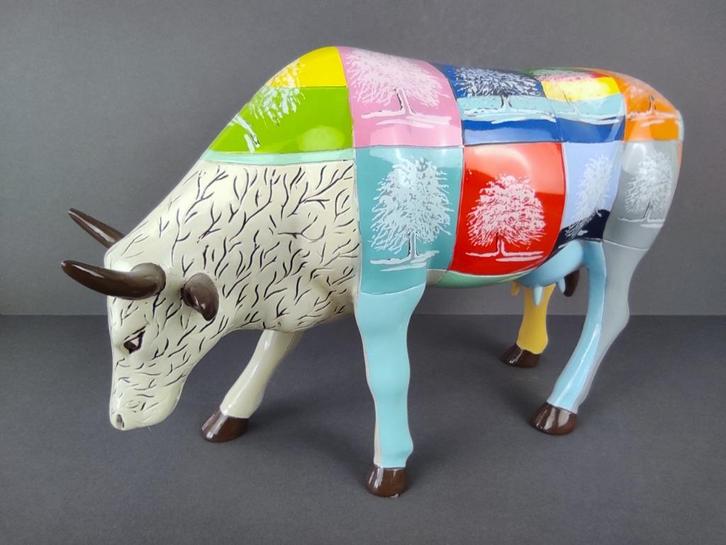 CowParade / Cow Parade Koe “Tree of Life” LARGE, Antiek en Kunst, Kunst | Designobjecten, Ophalen of Verzenden