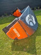 Cabrinha Drifter 8m - 5x gebruikt, Geen board, Ophalen, Zo goed als nieuw, 8 m²