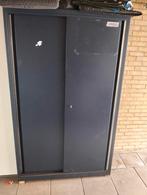 Werkplaatskast met schuifdeuren, Huis en Inrichting, Kasten | Roldeurkasten en Archiefkasten, Ophalen, Gebruikt, 100 tot 150 cm