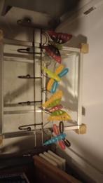 ijzeren kapstok met vlinders en libellen, Wandkapstok, Gebruikt, Ophalen of Verzenden, Minder dan 100 cm