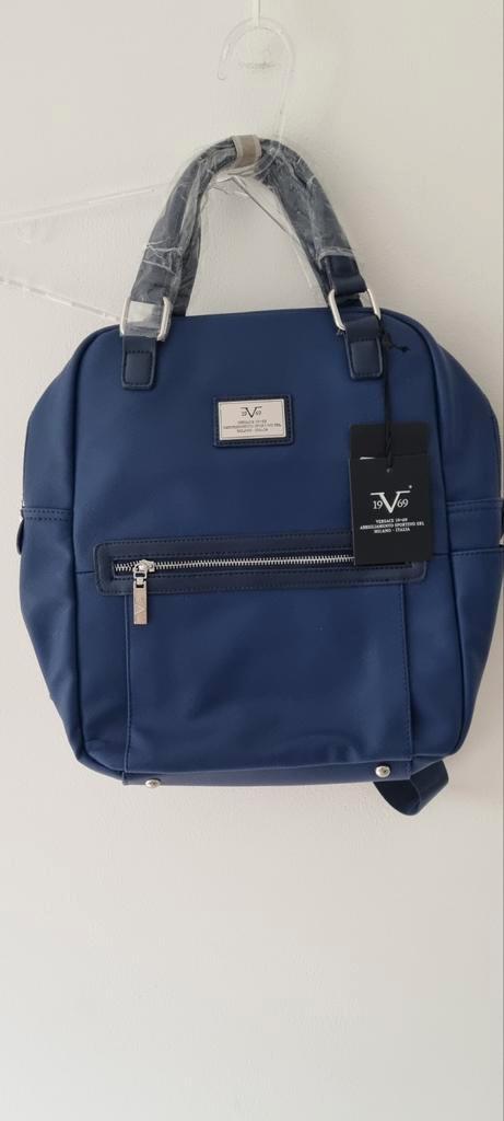 Versace 1969 rugtas NIEUW blauw, Sieraden, Tassen en Uiterlijk, Tassen | Reistassen en Weekendtassen, Nieuw, Blauw, Ophalen of Verzenden