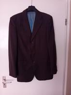 Blazer zwart met lichtblauwe streep - Maat M, Kleding | Heren, Kostuums en Colberts, Ophalen of Verzenden, Maat 48/50 (M), Zwart
