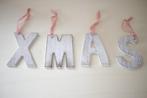 Houten xmas letters hangers, Diversen, Kerst, Ophalen, Zo goed als nieuw