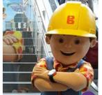 Bob de Bouwer mascotte te huur of langs laten komen, Ophalen of Verzenden