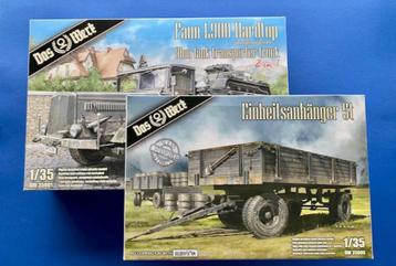 DasWerk		Faun L900 + trailer  set 1/35  dw35001 dw35006 beschikbaar voor biedingen