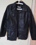 Leder heren jas, Ophalen of Verzenden, Zo goed als nieuw, Maat 48/50 (M), Zwart