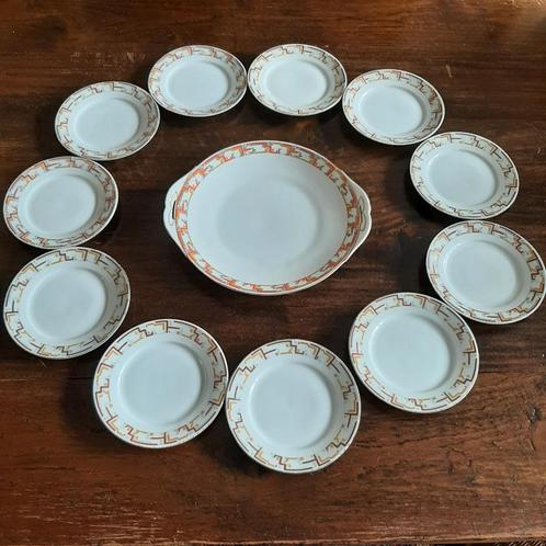 🍰Brocante: Edelstein bavaria 12-delig taartservies🏷️€35,-, Huis en Inrichting, Keuken | Servies, Gebruikt, Bord(en), Overige stijlen