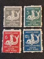 Nederland NVPH R82 t/m R85 Postfris "Kind 1929" PF, Ophalen of Verzenden, T/m 1940, Postfris