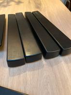 Zwarte bakeliet armleggers armleuningen, meerdere modellen, Huis en Inrichting, Overige materialen, Gebruikt, Twee, Zwart