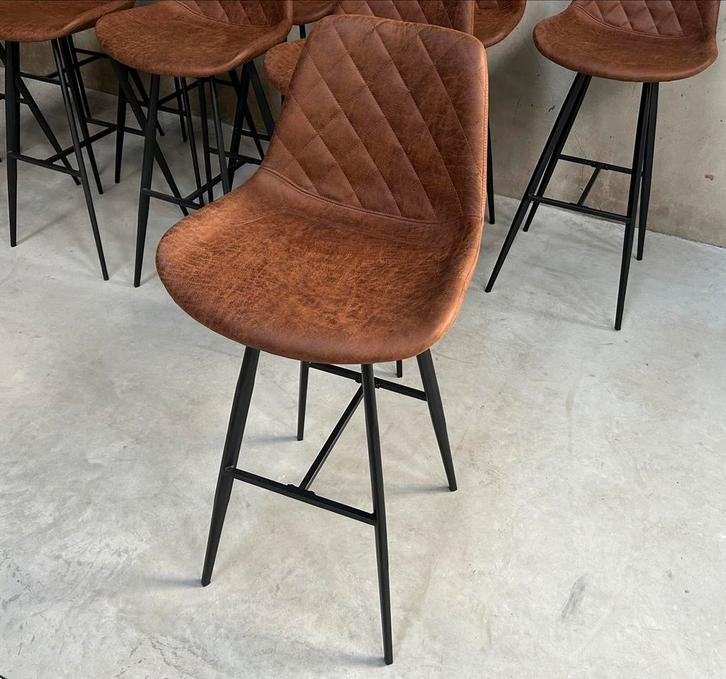 Nieuwe Barkrukken Met Rugleuning, Huis en Inrichting, Barkrukken, Nieuw, 60 tot 90 cm, Ophalen