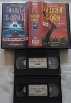 Stephen King Children Of The Corn 1 & 2 Dubbelbox VHS Horror, Cd's en Dvd's, VHS | Film, Vanaf 16 jaar, Ophalen of Verzenden, Gebruikt