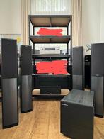 Complete surround set, Denon, Jamo en Canton., Audio, Tv en Foto, Luidsprekers, Ophalen, Subwoofer, Zo goed als nieuw, 120 watt of meer