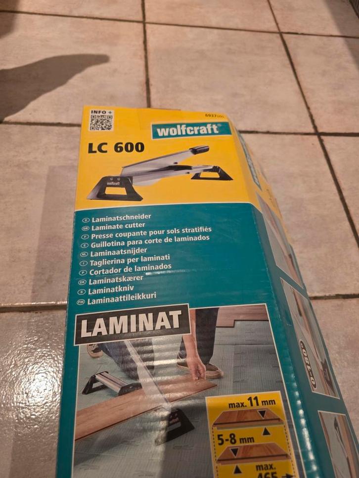 Wolfcraft Laminaatsnijder LC 600 - Perfect voor laminaat, Doe-het-zelf en Verbouw, Gereedschap | Handgereedschap, Zo goed als nieuw