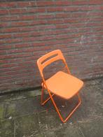 4x Ikea Klapstoel Oranje - Handig & Stijlvol!, Huis en Inrichting, Ophalen, Gebruikt, Overige kleuren, Vier