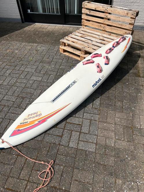 Surfplank van Mistral Diamond Head, Watersport en Boten, Windsurfen, Gebruikt, Plank, 250 tot 300 cm, Met vin(nen), Met draagtas