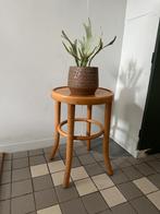Vintage, antieke houten Thonet kruk, plantentafeltje, Antiek en Kunst, Ophalen