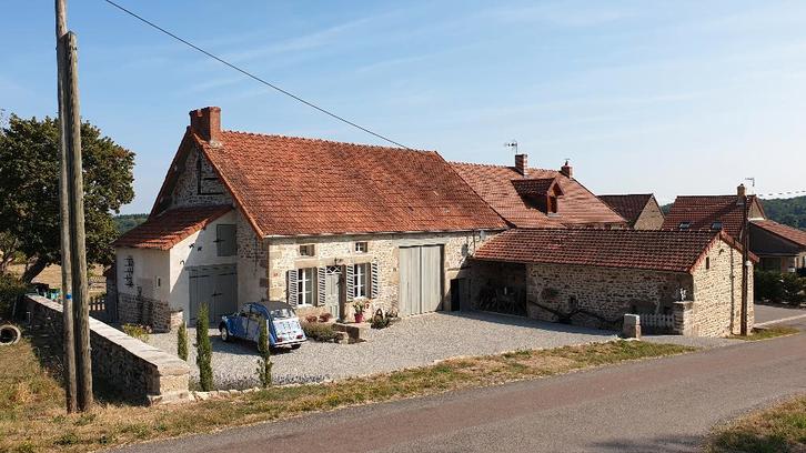 Sfeervolle “fermette” met gastenverblijf in Bourgondië, Huizen en Kamers, Buitenland, Frankrijk, Woonhuis, Landelijk, Verkoop zonder makelaar