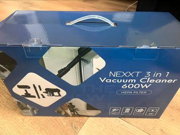 Nexxt 3 in 1 vacuum cleaner 600W stofzuiger beschikbaar voor biedingen