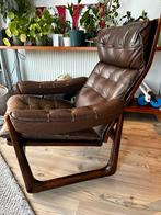 2 X LOUNGE CHAIR BY ODDVAR VAD FOR VAD TRÆVAREFABRIK, 1970S, Huis en Inrichting, Fauteuils, Ophalen, Gebruikt, Deens, 75 tot 100 cm