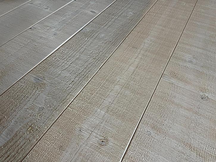 Vuren planken wit behandeld , fijnbezaagd 17x160, AANBIEDING, Huis en Inrichting, Stoffering | Behang, Wit, 75 m² of meer, Ophalen of Verzenden