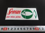 sticker hengelsport SENSAS pour mieux pêcher *, Ophalen, Zo goed als nieuw