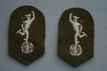 Britse Royal Corps of Signals Collar Patch set beschikbaar voor biedingen