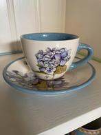 Kop schotel blauw wit hortensia Jet by ter Steege zga nieuw, Huis en Inrichting, Keuken | Servies, Ophalen of Verzenden, Zo goed als nieuw