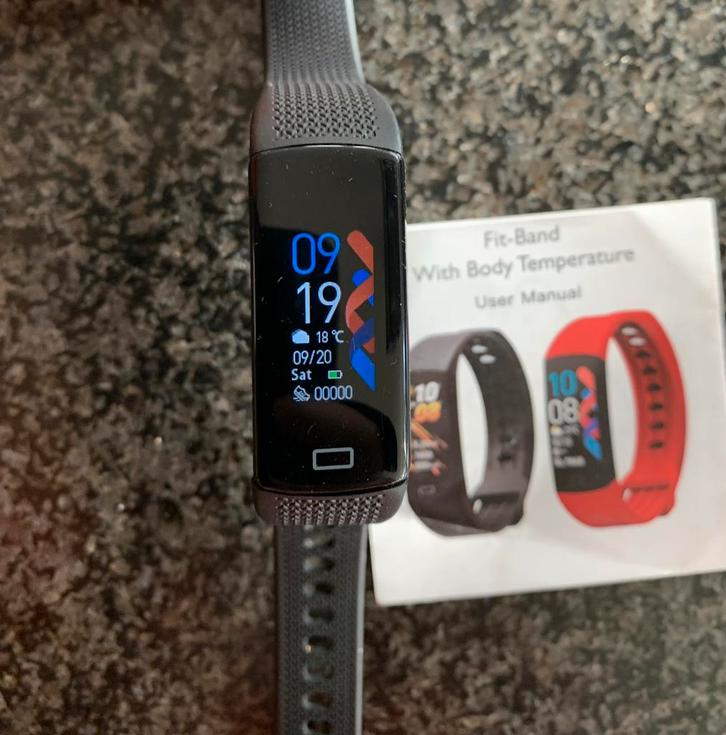 Activity tracker merk fit band, Sieraden, Tassen en Uiterlijk, Activity trackers, Gebruikt, Android, Zwart, Ophalen of Verzenden