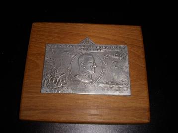 Plaquette Generaal Winkelman capitulatie 14 mei 1940 beschikbaar voor biedingen