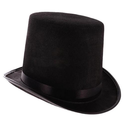 Zwarte Hoge Hoed / Magician Goochelaar Steampunt Heren, Kleding | Heren, Hoeden en Petten, Nieuw, Hoed, Verzenden