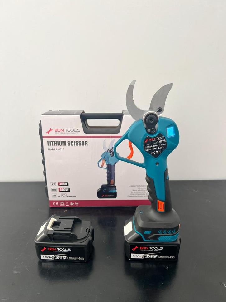 Accu Snoeischaar | Elektrische Schaar | Heggenschaar | Nieuw, Doe-het-zelf en Verbouw, Gereedschap | Zaagmachines, Nieuw, 1200 watt of meer