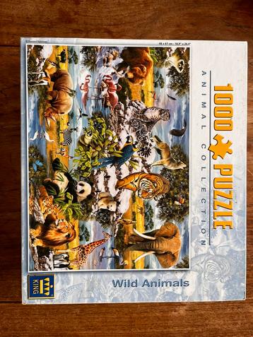 Wild Animals puzzel 1000 stukjes beschikbaar voor biedingen