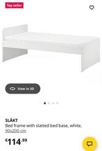 Ikea SLÄKT bed (incl. lattenbodem en matras), Ophalen, 70 tot 85 cm, Zo goed als nieuw, Lattenbodem