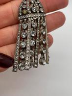 A350 Prachtige zilveren art nouveau hanger, Sieraden, Tassen en Uiterlijk, Antieke sieraden, Ophalen of Verzenden, Zilver, Hanger
